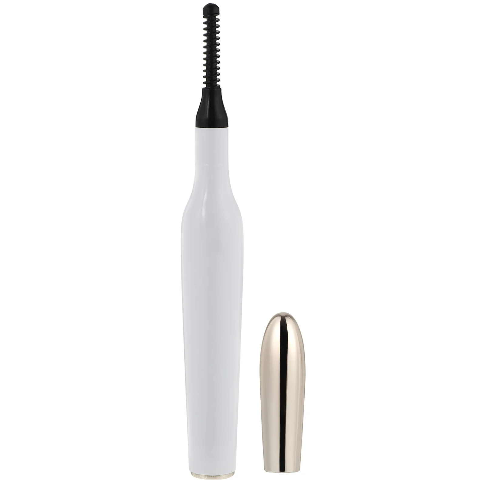 1Set Electric Eyelash Curler Heating Rod Anti-Scald Compact Size Curved Brush Head Eyelash Curling Clip USB Rechargeable Makeup