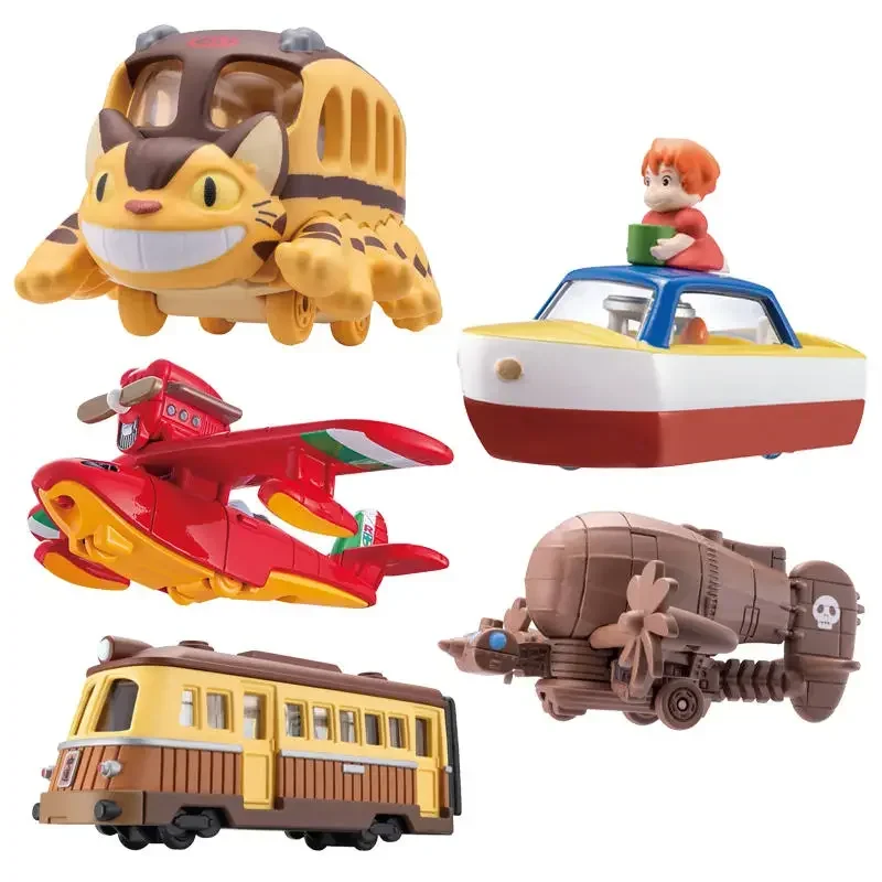 Takara Tomy Dream Tomica Ghibli Castle In The Sky Tigermos Spirited Away Unabara Electric Railway Porco Rosso Savoia S.21F Toys