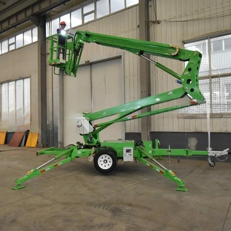 Customized 16m 18m 20m 22m 24m Aerial Working Man Lift Machine Boom Lift For Sale