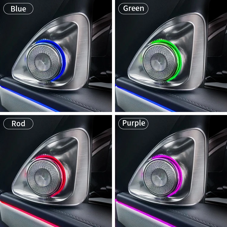 X167 4D Rotating Tweeter 64 Colors  Ambient Light For Mercedes Benz GLE/GLS-class W167  Atmosphere Lighting Rotating Treble