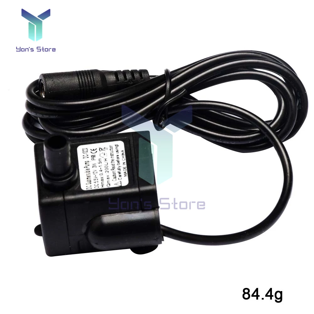 DC-1020 5.5*2.1mm 5V USB Connector Micro Submersible Pump DC 12V 3W Aquarium Fish Tank Fountain Pond Water Pump