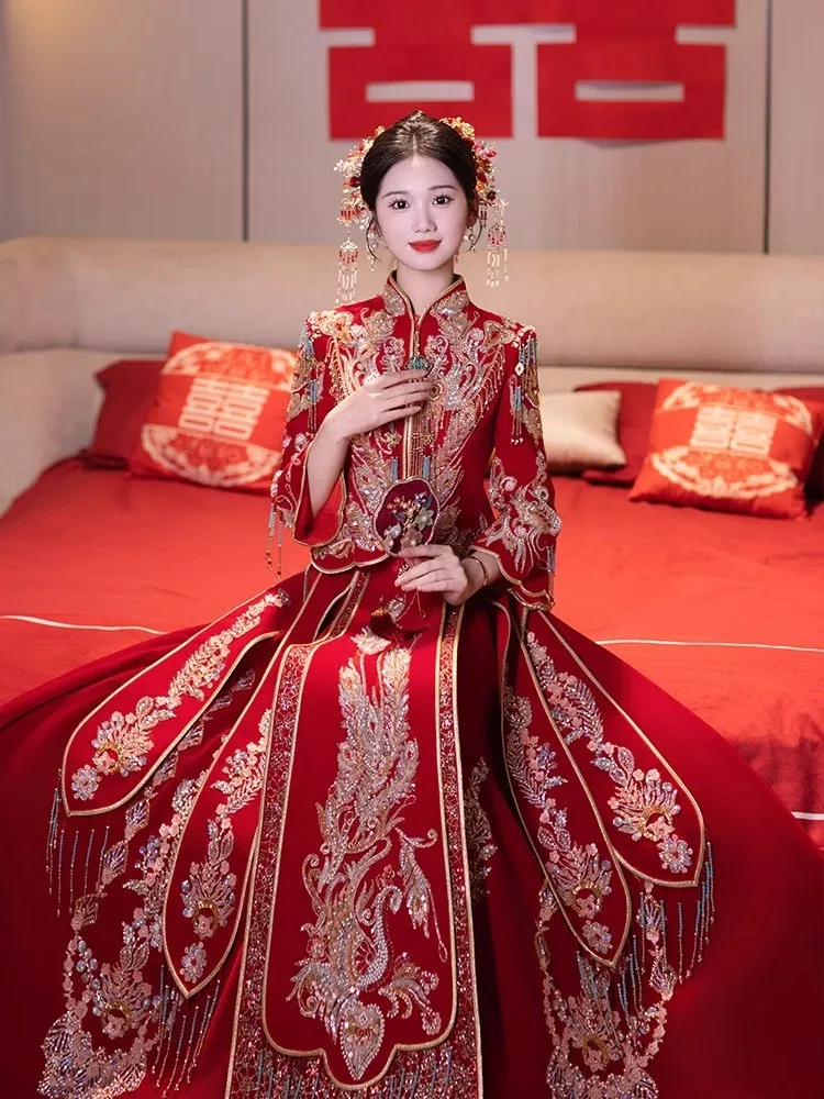 

The new wedding dress of Heavy Industry has a Chinese-style feel