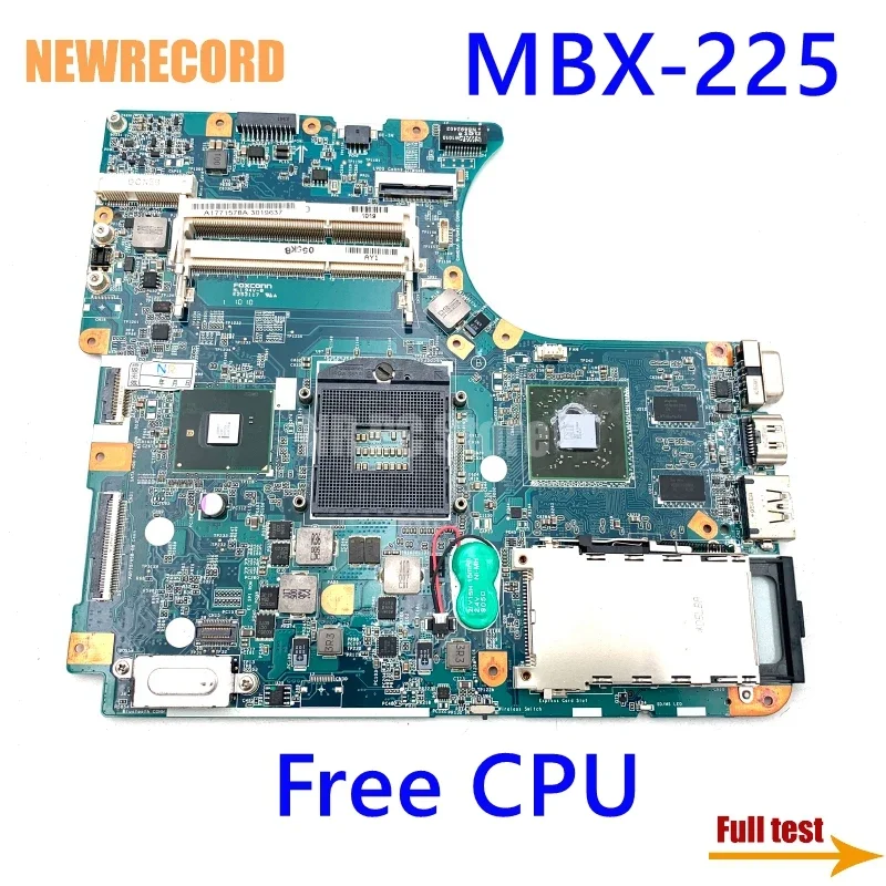 

For Sony VPCEC VPCEC25FX MBX-225 Laptop Motherboard A1771578A M981 1P-009cj00-8011 DDR3 HM55 Free CPU Main Board