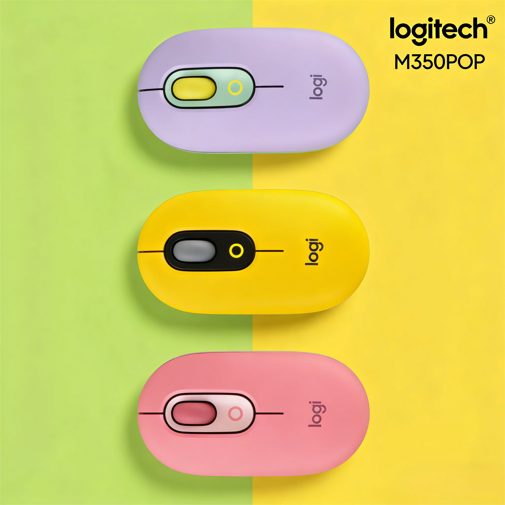 

M350 POP Bluetooth-мышь, энергосберегающая батарея Logitech, милое беспроводное мультиустройство для офиса и дома