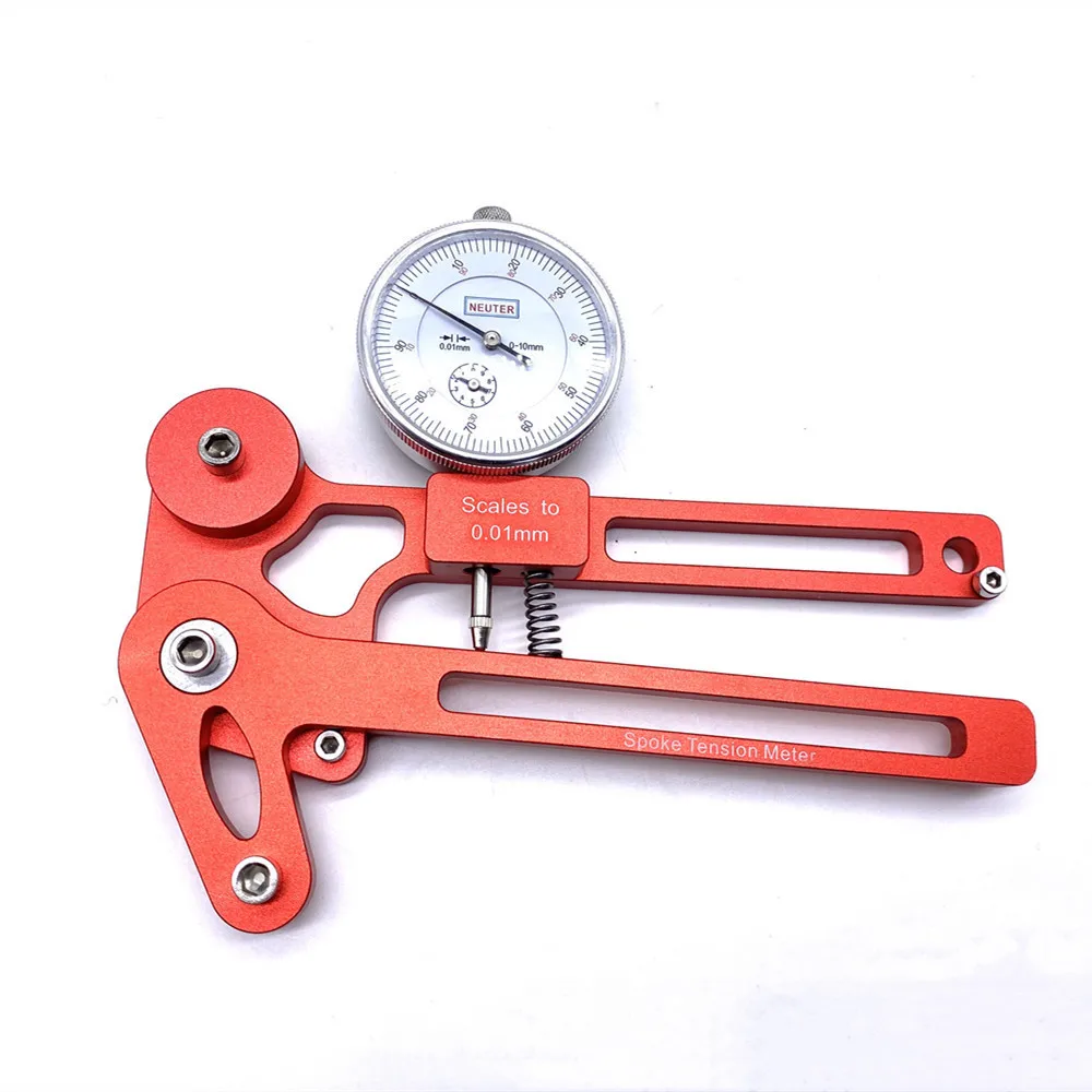 Professional Bicycle Spoke Meter Aluminum Tension Tool Wheel Truing Calibration Gauge For Cycling Maintenance Accessory Tool