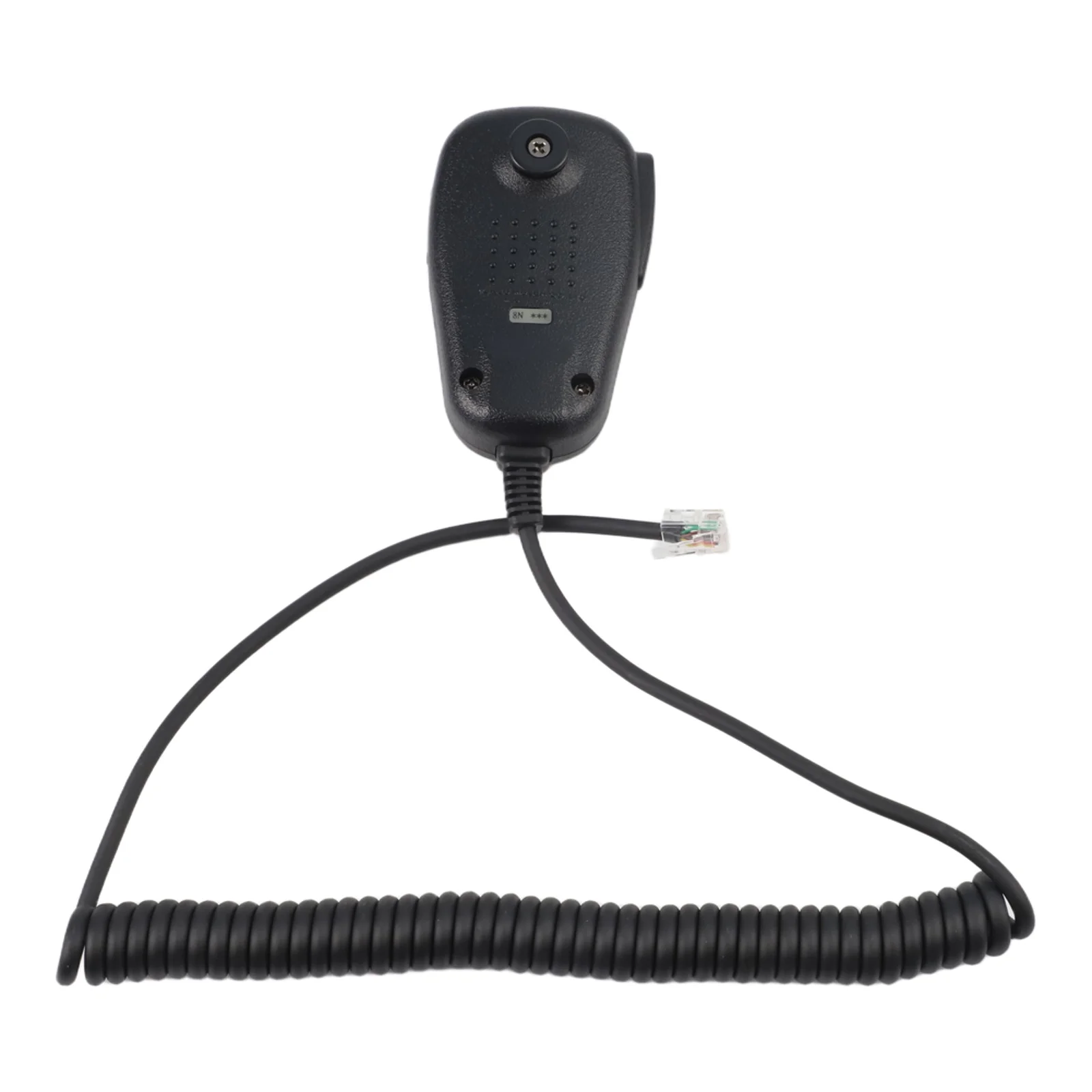 Mobile Dispatch Use Black Handheld Radio Mic Long Distance Communication Replacement Part Backlit Keypad Memory Channel Input