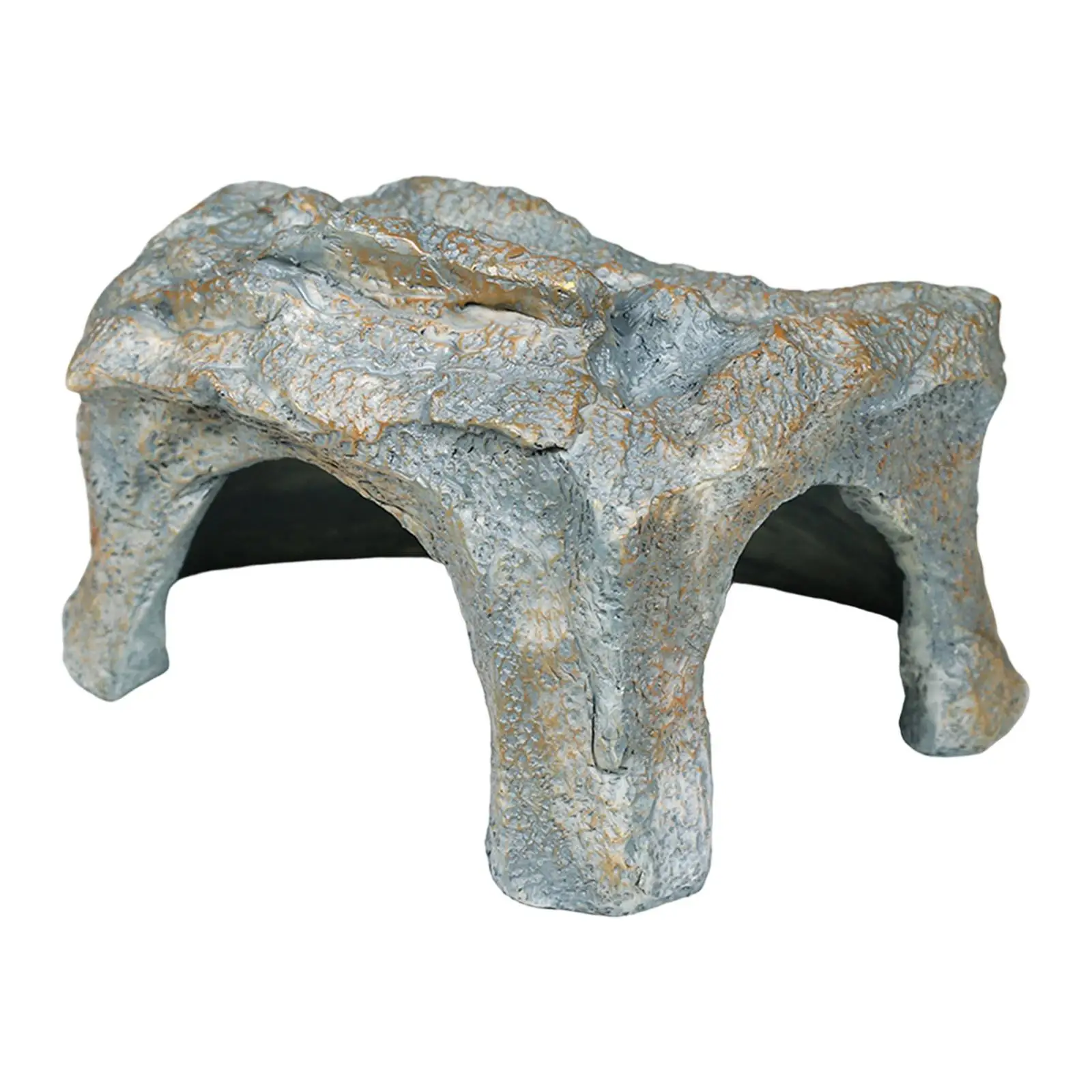 

Скрывачка для рептилий, аквариум, поддельная рок-пещера, фон, убежище, игрушка-рыба, смола, грязевая аквариум, украшение для черепахи