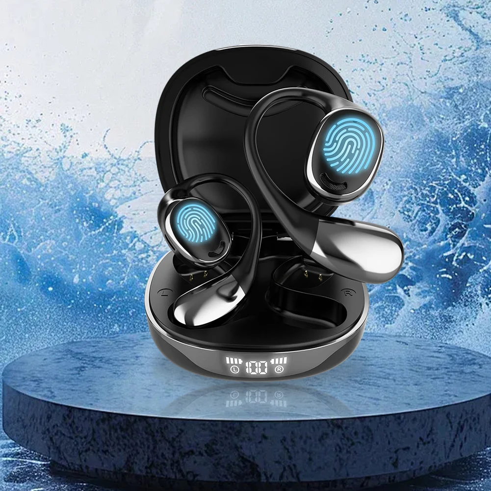 Translation Earbuds 8 Offline Translation Packs Wireless Open-Ear Headphones HD Sound Long Battery Life for Travel Business