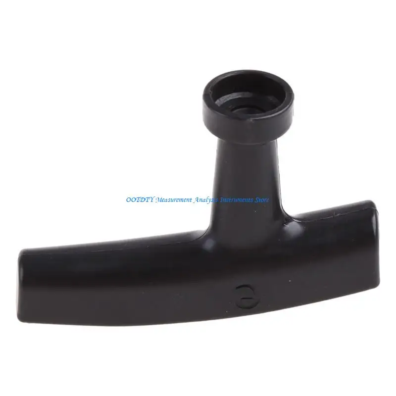 367d Schwarzer Lenker Ersatz Rückstoß Starter Pull Garden Tool Lenker Rasenmäher Einfach zu installieren