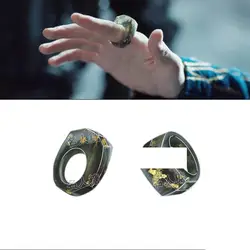 Celebrity sugar | Youyu ring, female antique design, male canglan Jue, Oriental Qingcang, Wang Hedi