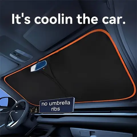 Car front windshield shade, protect the interior of the car, effectively block the sun, suitable for cars, SUVs
