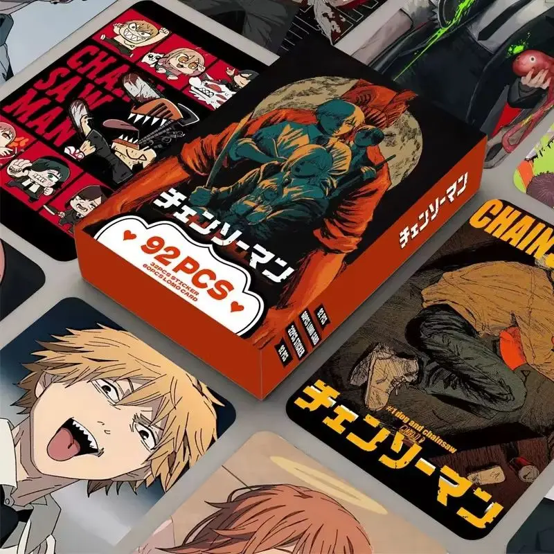New Product In Stock Japanese Anime Volleyball Youth Demon Slayer 92pcs Double Sided Cards As Holiday Surprise Gifts For Friend