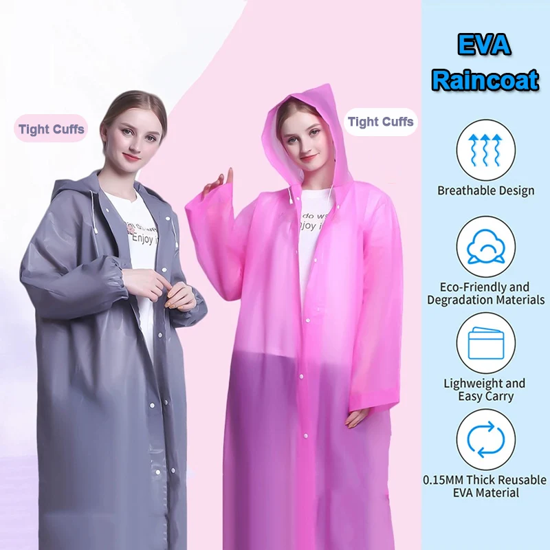 Portable Thickened Raincoat Travel Outdoor Rainwear Waterproof Women And Men Disposable Camping Rain Cover Travel Supplies