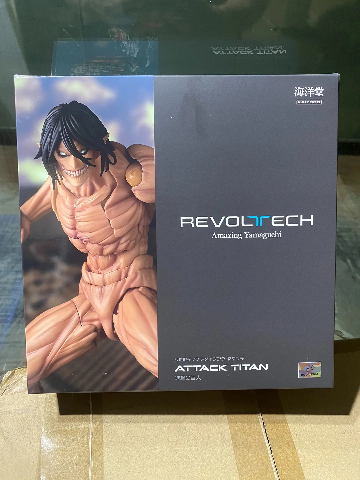Original In Stock Revoltech AMAZING YAMAGUCHI Eren Jaeger Anime Action Figures Model Collection Toy