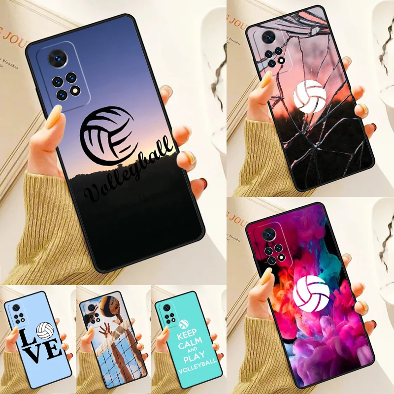 Volleyball Case For Samsung Galaxy S24 Plus S23 S20 S21FE Lite S22 Ultra Note 20 S8 S9 S10 Phone Coque