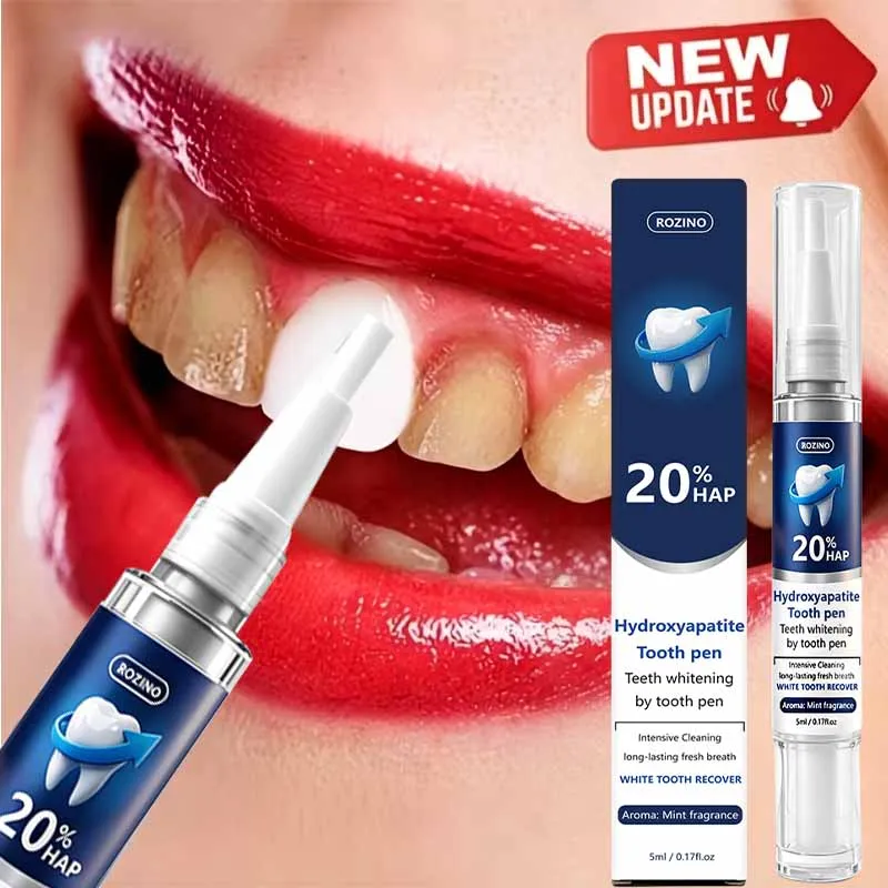 Fast-Acting Teeth Whitening Pen, Powerful Cleaning, Neutralizes Yellowness, Whitens Teeth, Cares for Gums, No Need to Rinse, Convenient for Home and Travel, Confidently Show Off White Teeth, No More Fear, a Must-Have Oral Care Product for Everyone