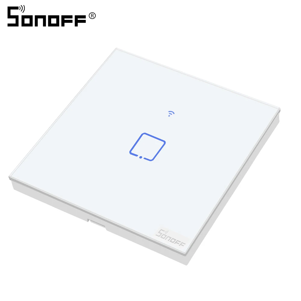 SONOFF TX T0 EU UK US 1/2/3Gang WiFi Smart Wall Touch Switch  Smart home App Remote Control Work With Alexa Google Home