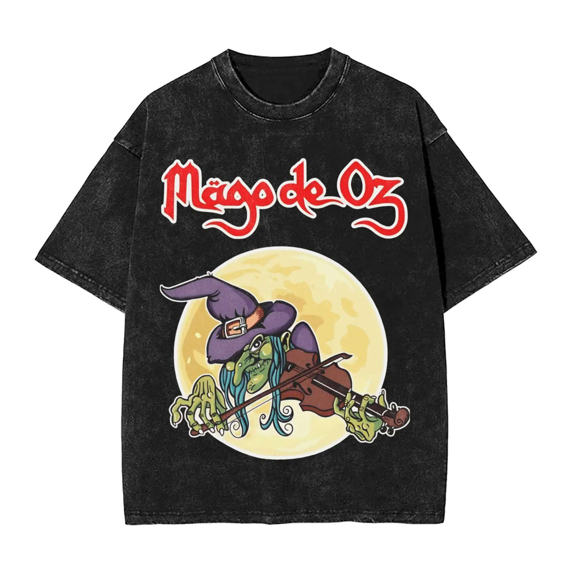 Men's MAGO DE OZ MUSIC T-Shirts  Top Tees Beach Y2K Fun Short Sleeve T-Shirt Crewneck Harajuku Casual Tshirt Hot