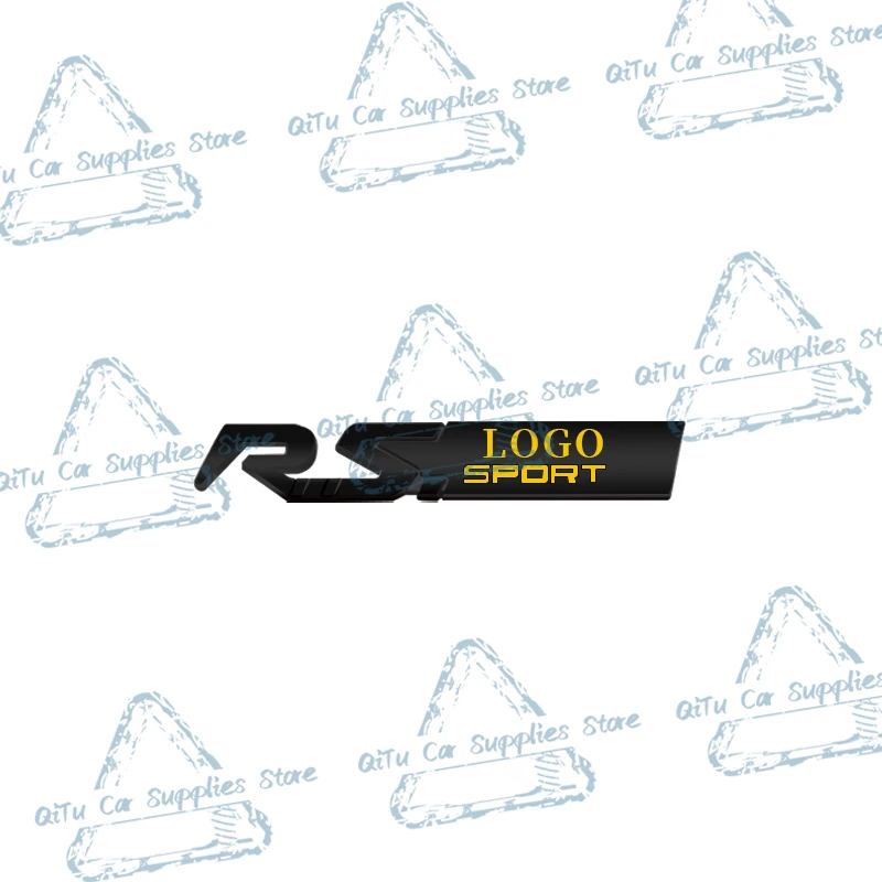 Car Styling Metal RS Sport Emblem Logo High Quality Car Rear Trunk Badge Decor Sticker For Kangoo Megane Twingo Clio GT Scenic image 3