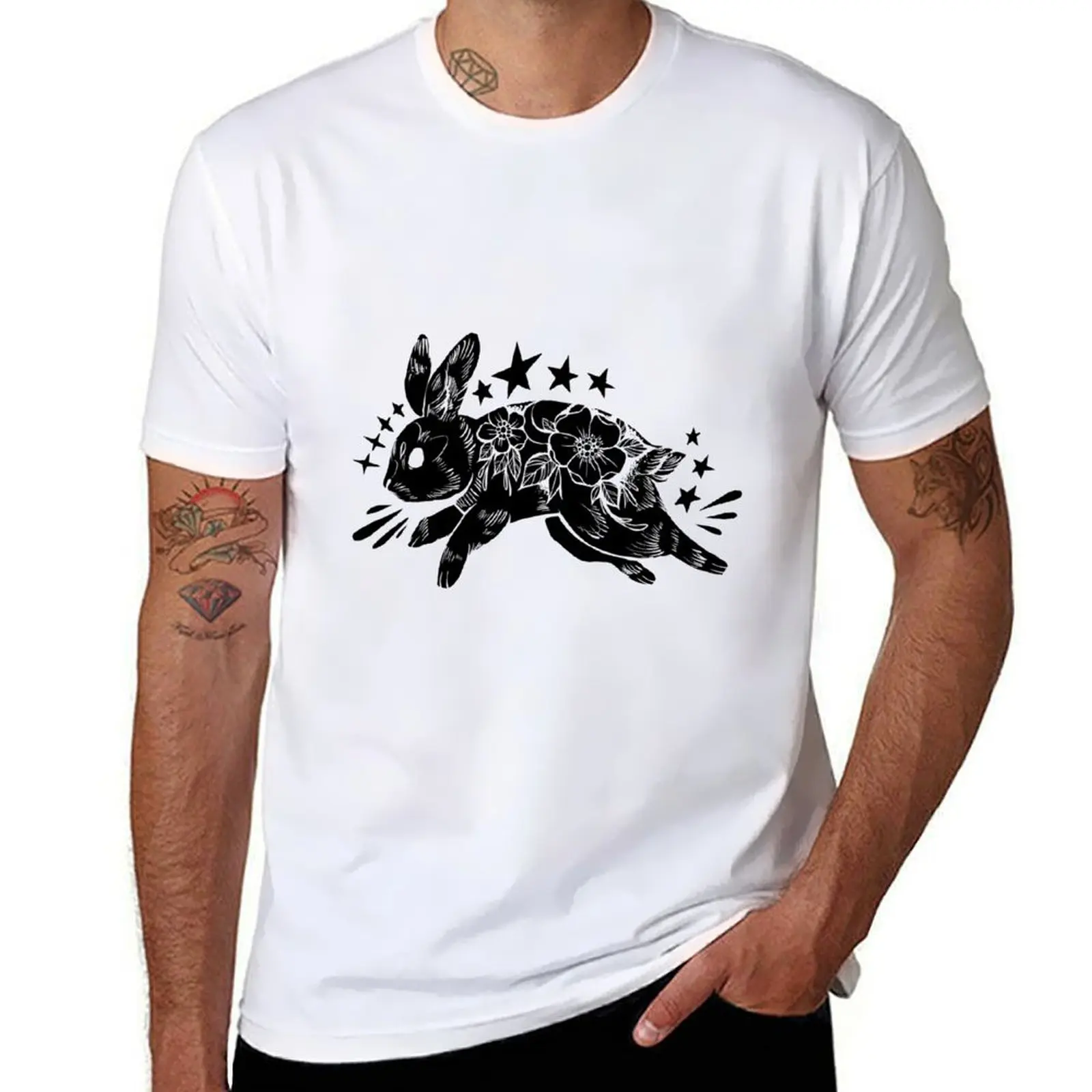 

Black Rabbit T-Shirt man t shirt luxury graphic t shirts for man T-Shirt