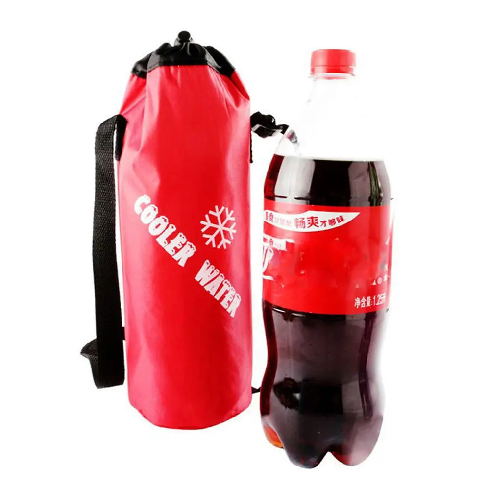 Capacity Traveling Insulated Cooler Bag Outdoor Camping Tote Bag Cooler Bags Water Bottle Bag Drawstring Water Bottle Pouch