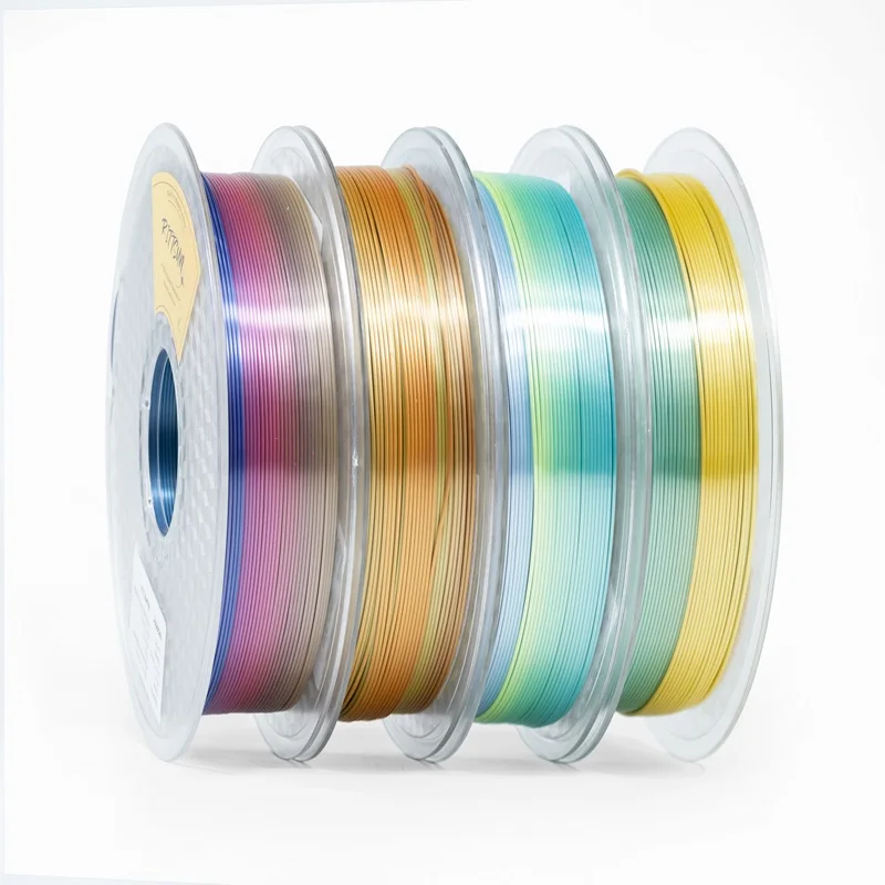 RITTSUN RU Clearance PLA/PETG/PLA+ Filament Matte/Silk/Rainbow PLA 1KG 1.75mm High Quality 3D Printing Filament Fast Shipping