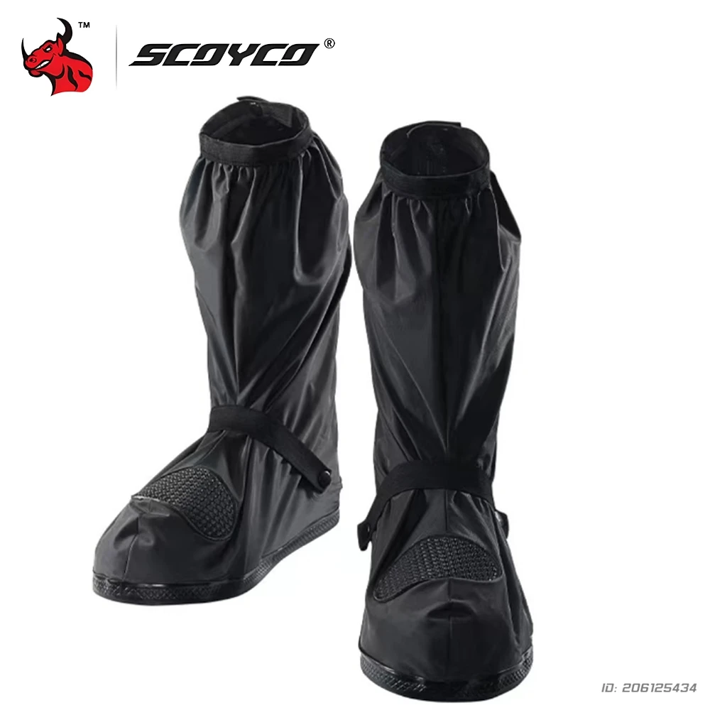 

Motorcycle Shoe Covers Waterproof Design Keeps Feet Dry And Comfortable Featuring A Secure Fit For Urban Commutes And Long Tours