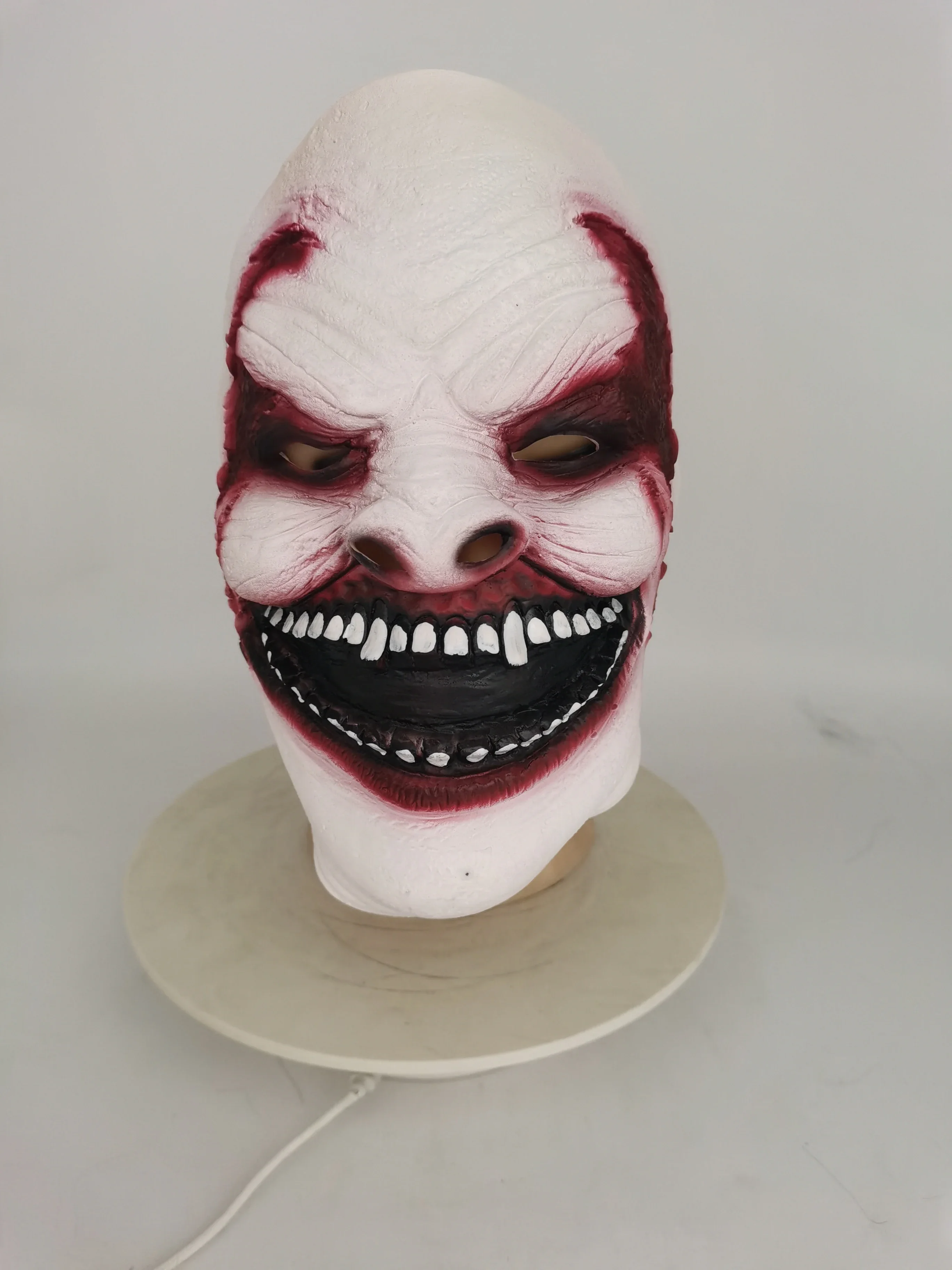 قناع Wwe The Fiend Bray Wyatt من اللاتكس لحفلات الهالوين كرنفال كوس شيطان مخيف زي الدعائم أقنعة الشيطان المرنة القابلة للتعديل #3