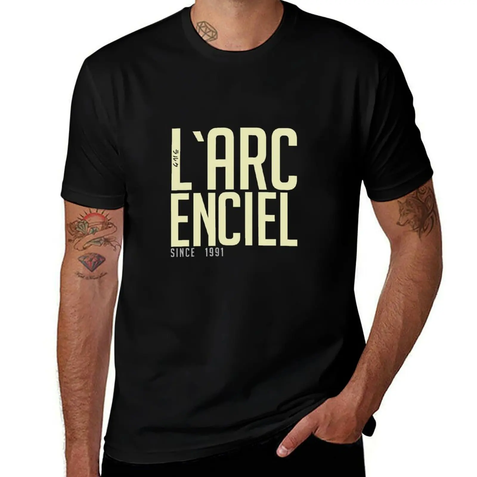 l`arc en ciel : lets go T-Shirt anime tshirt essential t shirt vintage anime shirt tee shirts for men