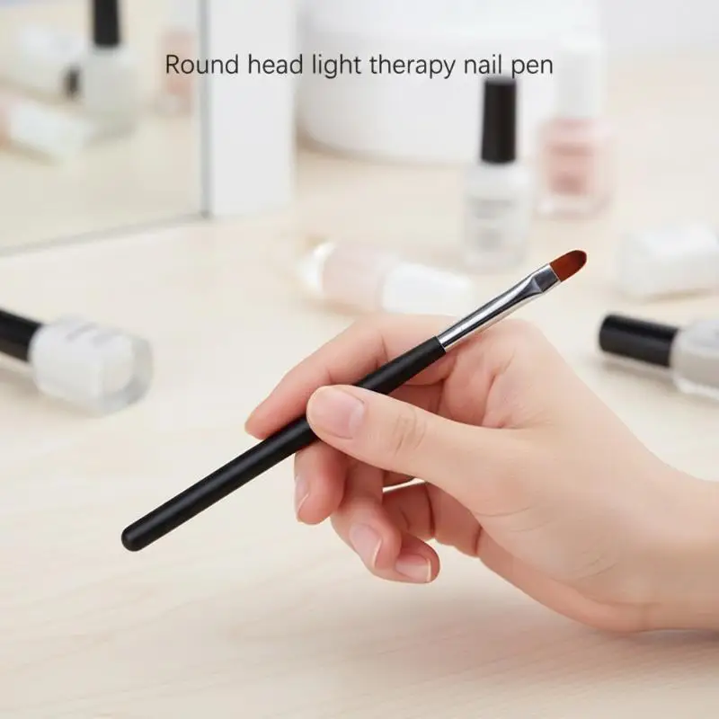 DIY Nail Art Brush 1Pcs UV Gel Extension Coating Drawing Pen Easy Operation Manicure Tool for Home Salon Beginners
