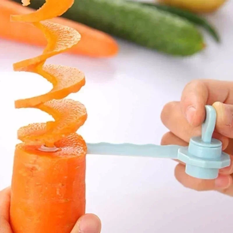 Manual Slicers DIY Creative Spiral Cutter Twisted Potato Chips Vegetable Carved Carrot Screw Slicer Kitchen Accessories