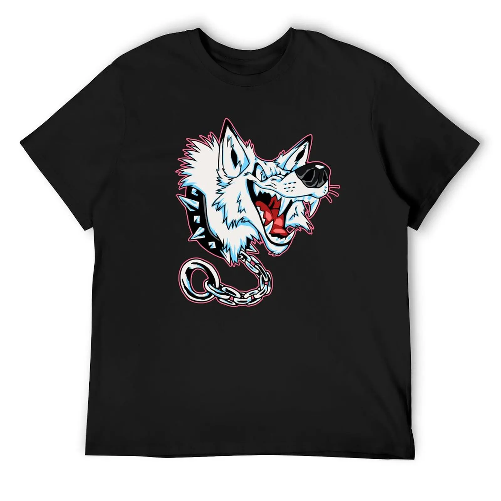 

WHITE WOLF T-Shirt funny shirt cotton summer 2025 summer shirt oversized shirts men