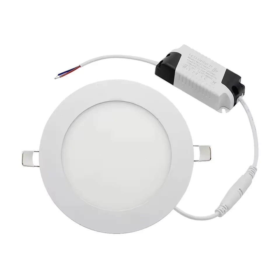 Ultra Thin Led Panel Downlight 3w 4w 6w 9w 12w 15w 25w Round Ceiling Recessed Spot Light AC85-265V Painel lamp Indoor Lighting