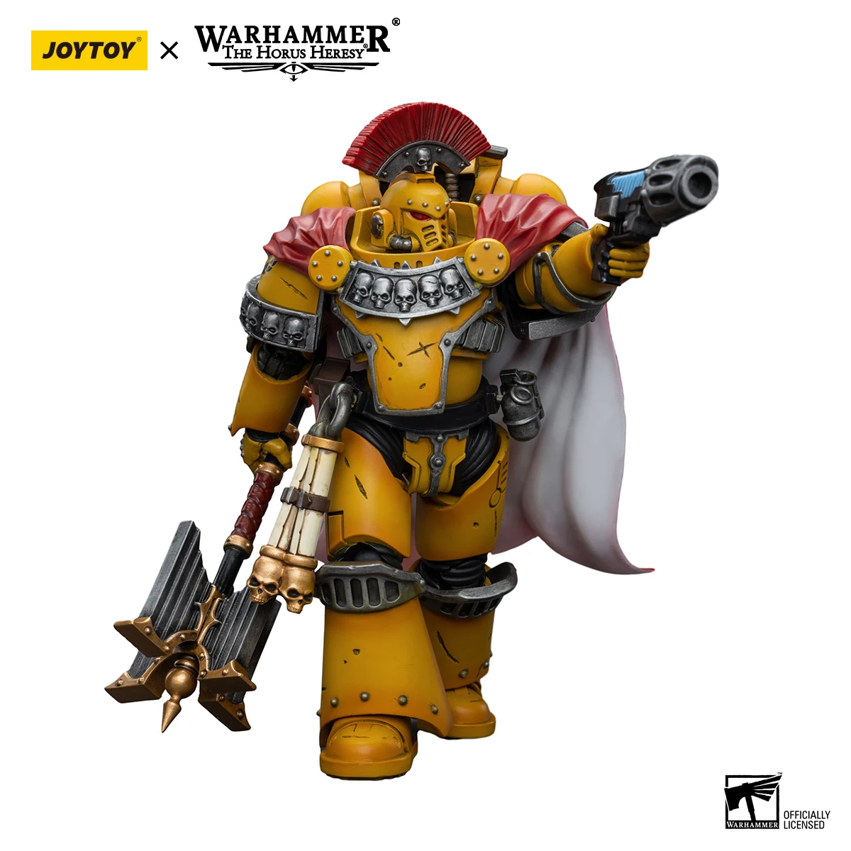 JOYTOY-figuras de acción de Warhammer, modelo de Anime de "El Horus Heresy", puños imperiales, Legión, capellán, cónclo, regalo, 1/18