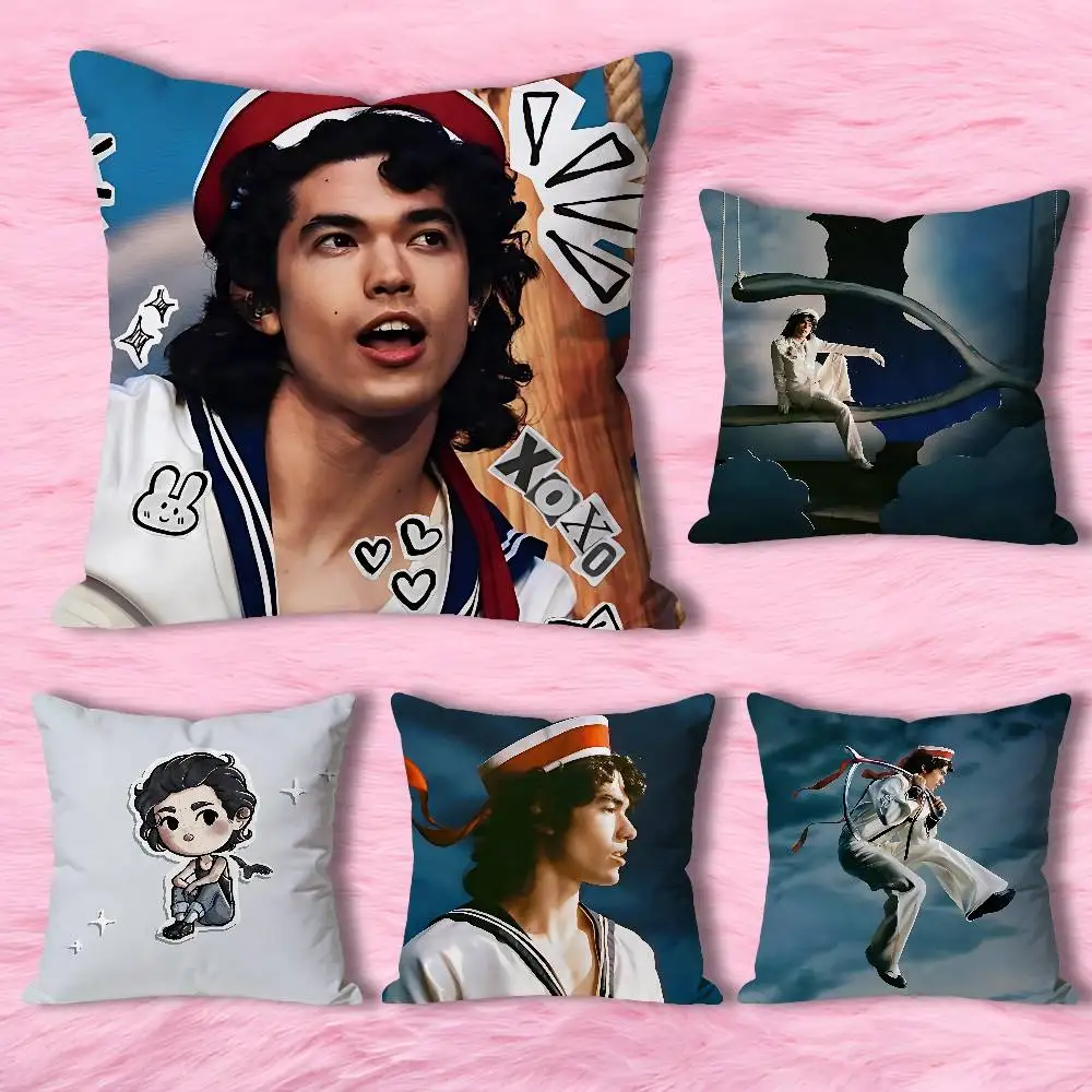 

C-Conan G-Gray Wishbone Various Sizes Square Pillow Case For Car Home Bedchamber Decor Custom Valentine gift