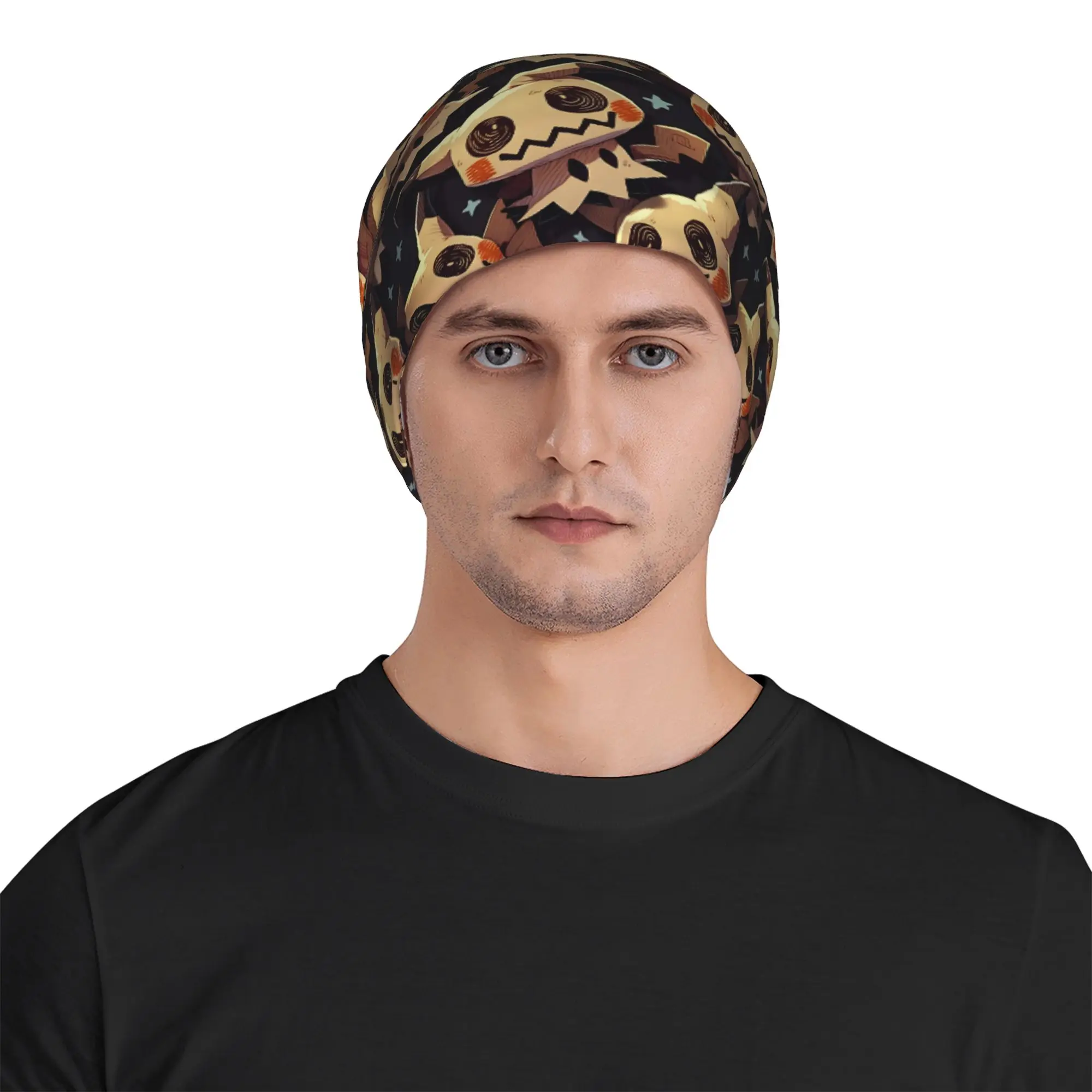 Autumn Styles Bonnet  Men Women's Thin Hat Pokemon Mimikyu Spotted Worn Collage Summer Cap Street Skullies Beanies Caps