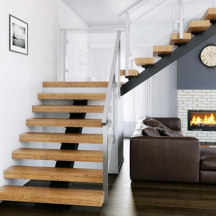 السقيفة القصر داخلي الدرج فقي الناهض الألياف الزجاجية درابزين حافة جزء علوي المفتاح درج سترينجر العائمة درج