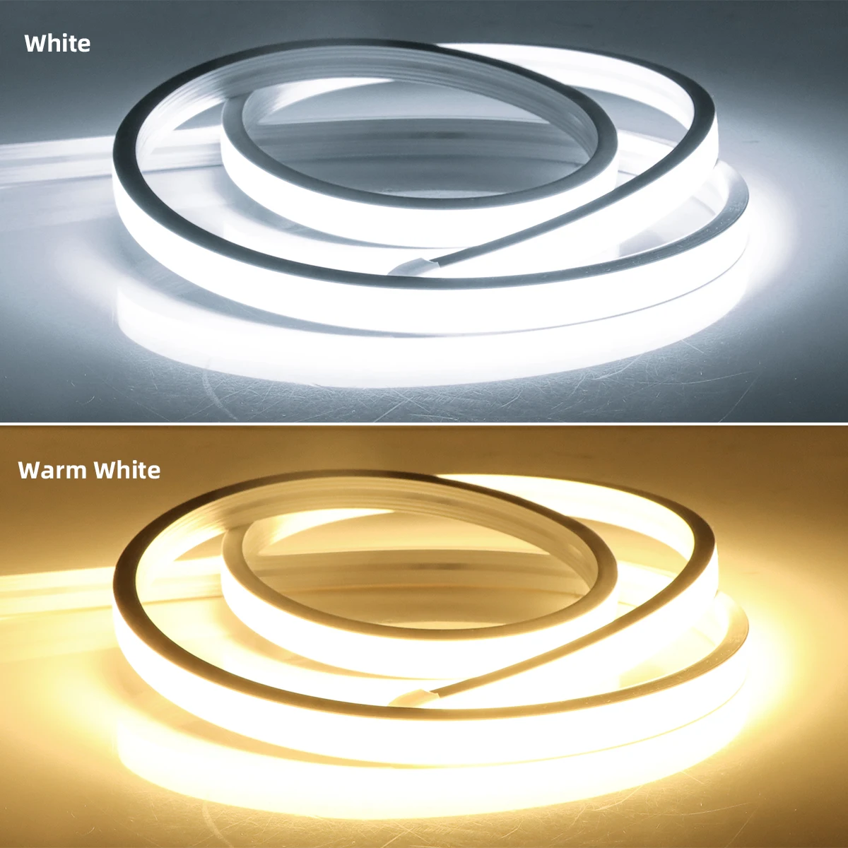 10M 5M 2M 1M Silicone Tube COB LED Strip Light DC24V Dimmable Touch Control Neon Lamp Ribbon For Bed Room Night Decor Backlight image 3