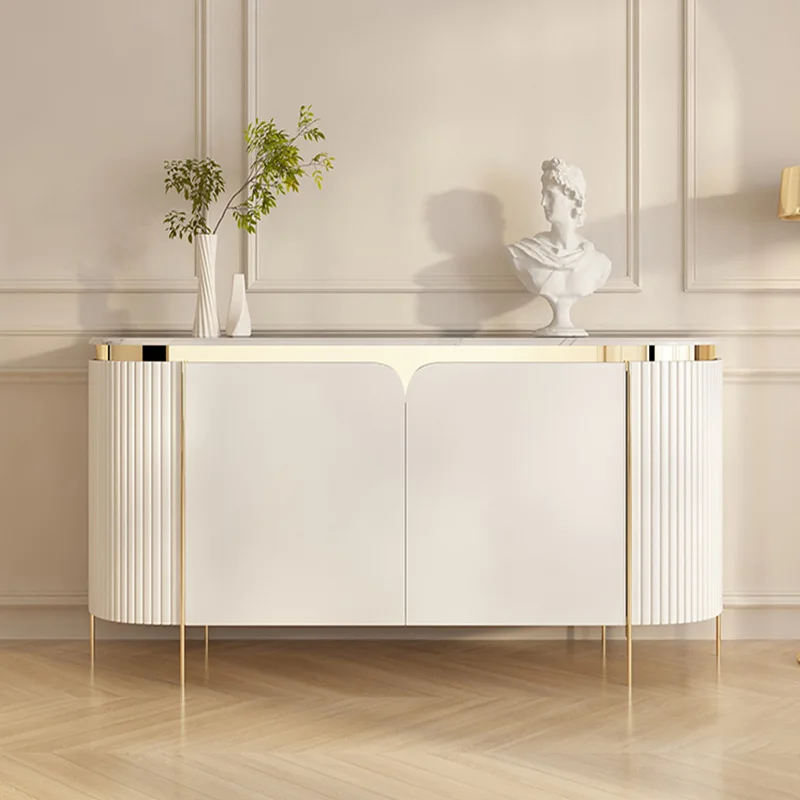 

Italian light luxury porch cabinet modern simple living room minimalist dining side cabinet foyer decorative cabinet