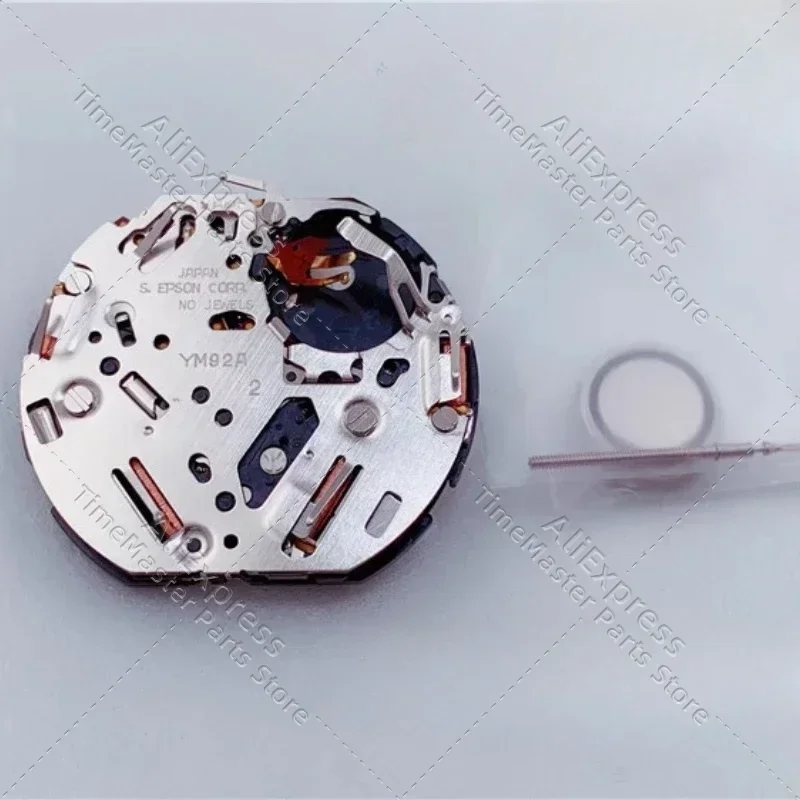 Japoński mechanizm YM92A Nowy YM92 6.9.12 W pełni automatyczny kwarcowy 12-calowy drugi mechanizm chronografu centralnego