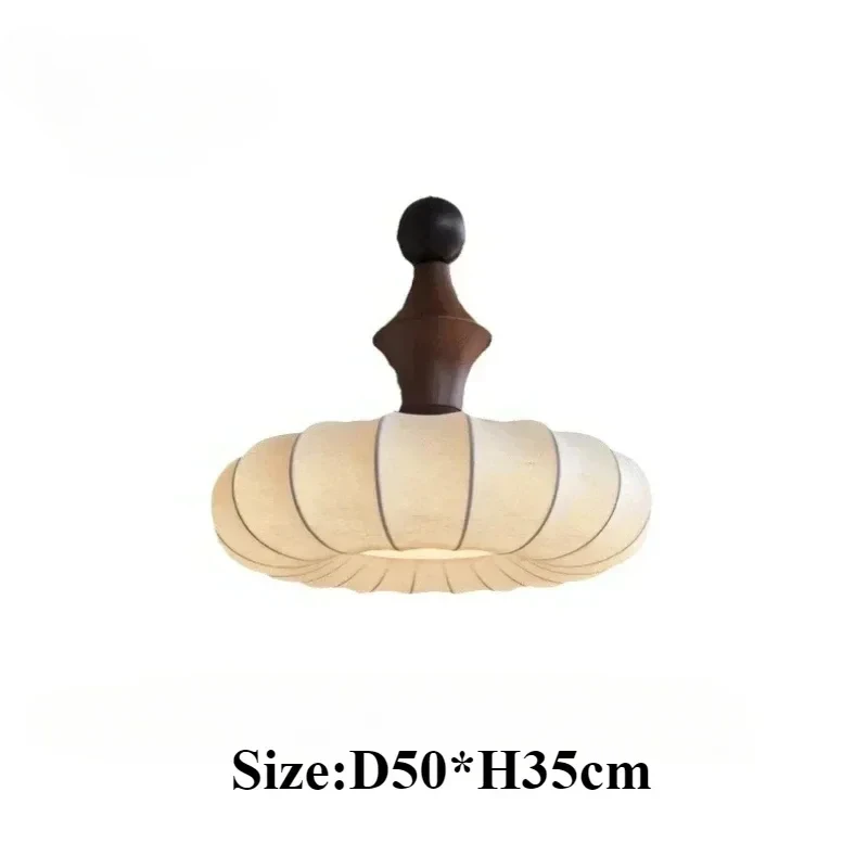 Nordic Fabric LED-hanglamp Moderne stoffen plafondkroonluchter voor woonkamer slaapkamer keuken eiland hanglampen glans