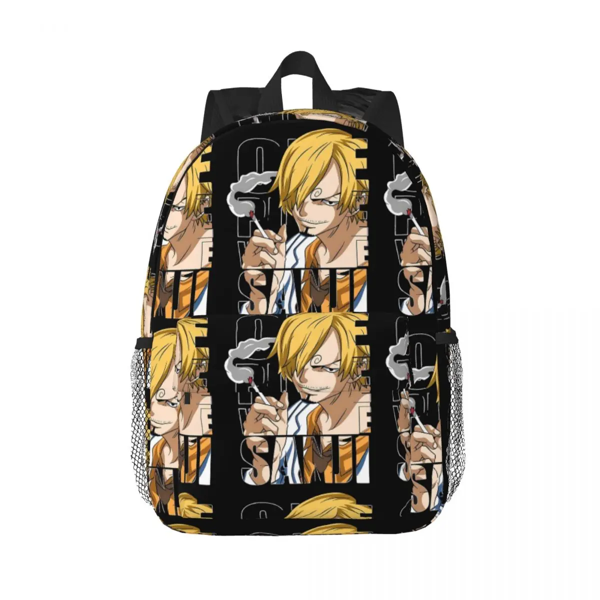 

Mr. Prince Vinsmoke Sanji Backpack Daypack Large Capacity Boys Girls BookBag Shoulder Bags for Men Women Kids School Bag