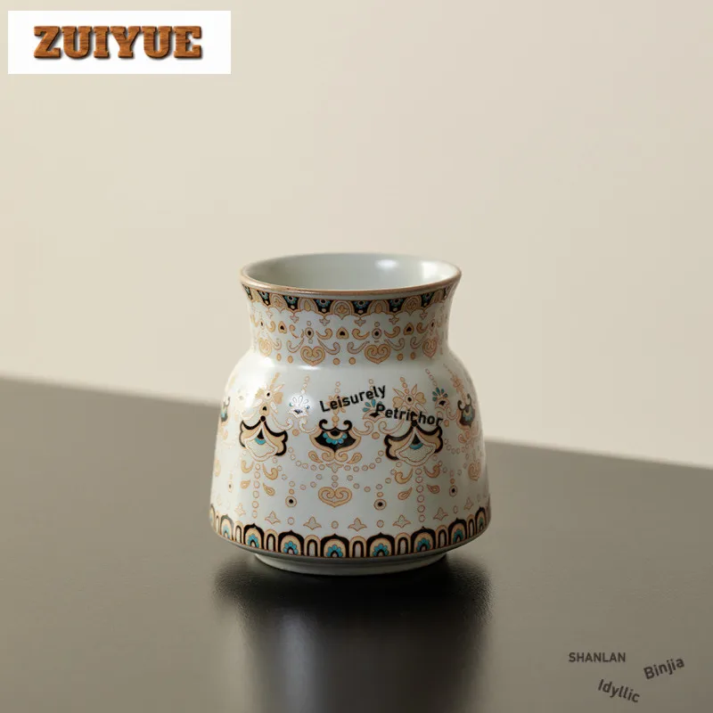 الخشب الصلب رو فرن مطعمة الصقيل دونهوانغ الشاي ستة السادة الجمالية الشاي أداة مجموعة أدوات الشاي مجموعة خدمات الشاي #5