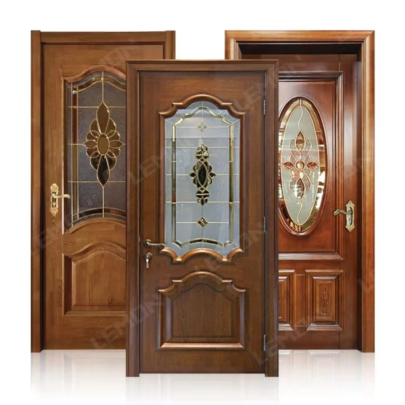 

Red Oak Swing Room Flush Hotel Interior Wooden Door Design Mahogany Bedroom Entrance Interior Wooden Door