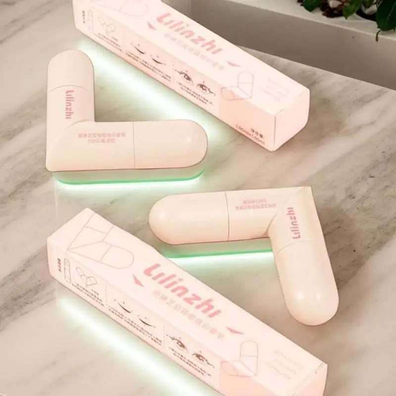 Selo de delineador rotativo de cabeça dupla, carimbo de delineador integrado, sinete de contorno preciso, delineador de longa duração, caneta líquida, cosméticos