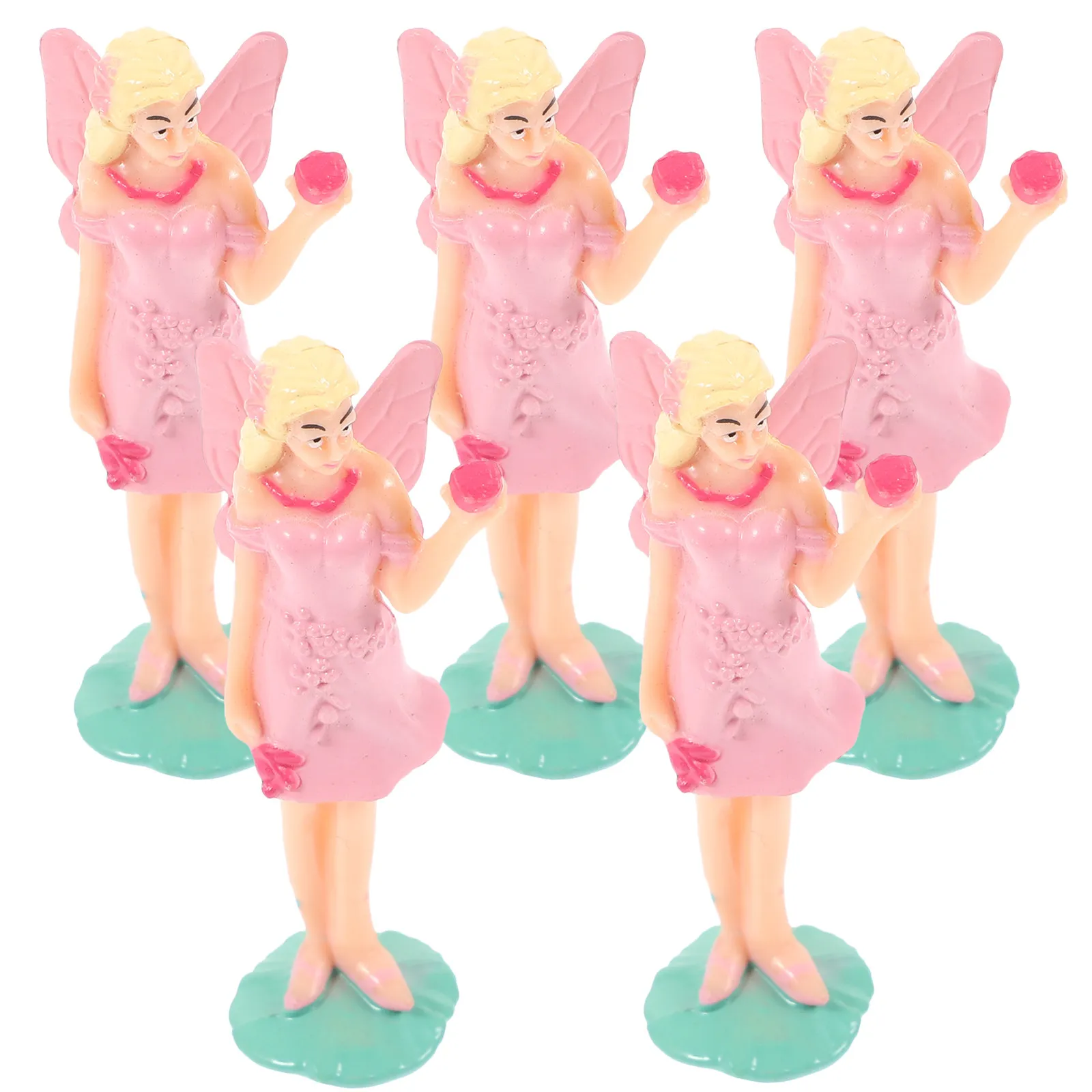 

5Pcs Music Box Ballet Dancing Set Replacement Ballet Dancer Accessory for Music Box Princess Ornament