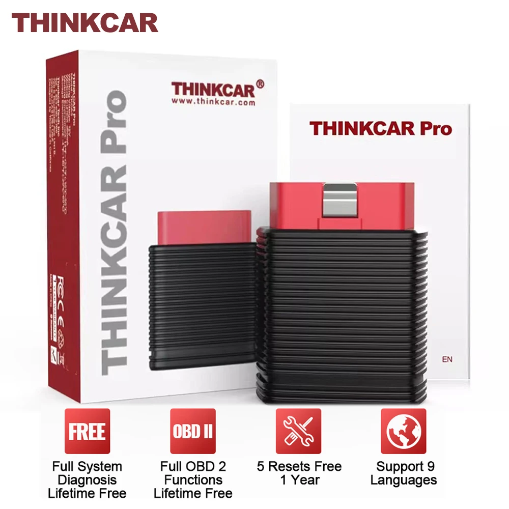 THINKCAR PRO OBD2 Scanner for Cars Full System Diagnost 15 Resets Diagnostic Tools Support D Z X D P D pk Ediag mini ThinkcarBD6