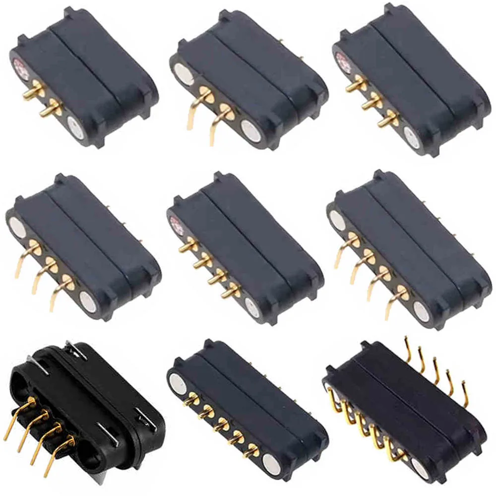 Pogo Pin แม่เหล็กดูดฤดูใบไม้ผลิ Pin ชาร์จทดสอบเสาอากาศ Thimble ชุดหูฟังบลูทูธกันน้ํา Gold Plating