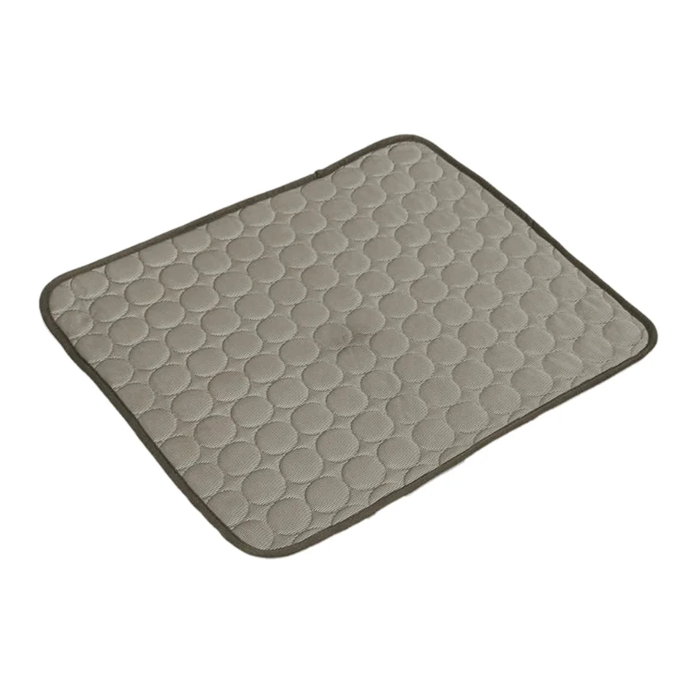 

Pet Ice Silk Cooling Pad Summer Breathable Cool Bed Cushion For Cats Dogs Large 3 Coffee Color Size 3 (Coffee)