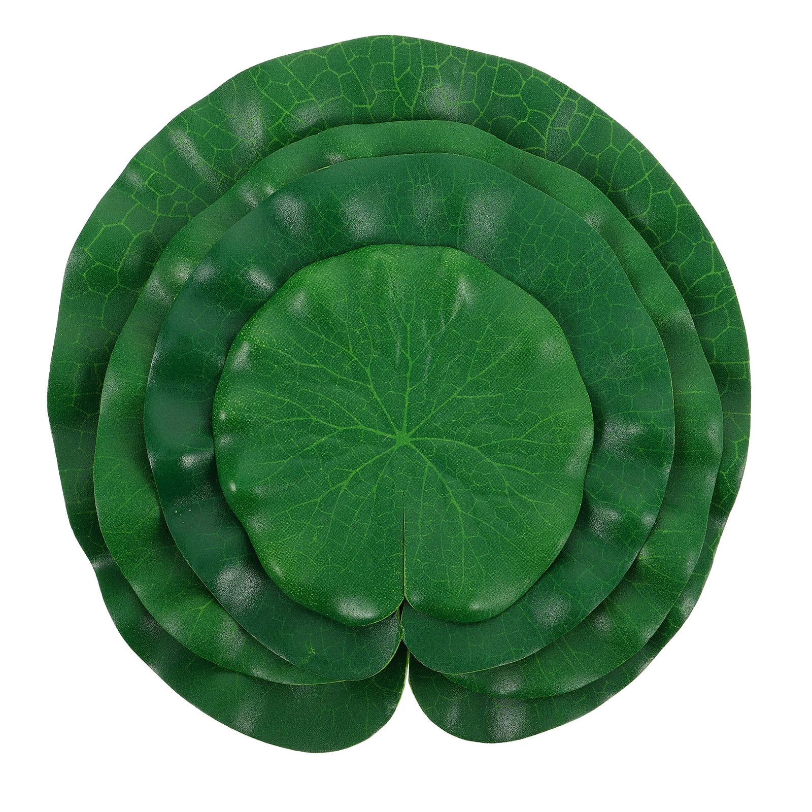 

26Pcs Simulated Lotus Leaves Floating Ornaments for Pond Aquarium Fish Tank Decoration Artificial Pond Lilies Lotus Ornament